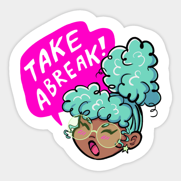 Take a Break! Sticker by Starline Hodge